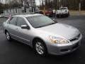 Alabaster Silver Metallic 2007 Honda Accord EX Sedan Exterior