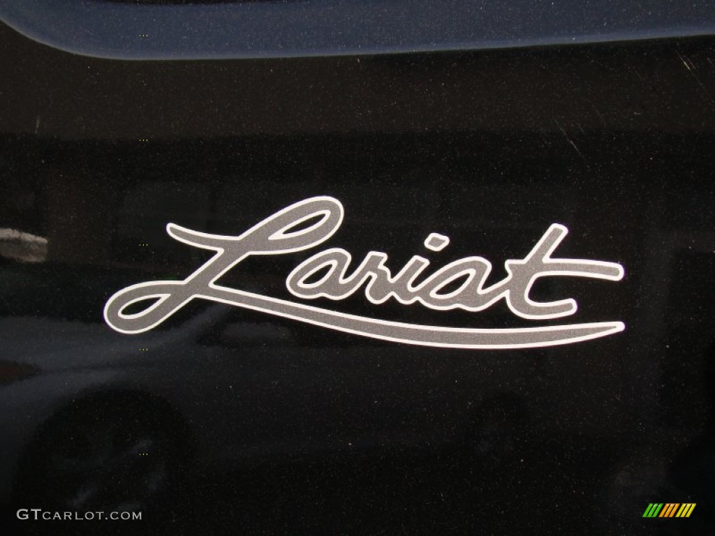2003 F150 Lariat SuperCab - Black / Medium Graphite Grey photo #30