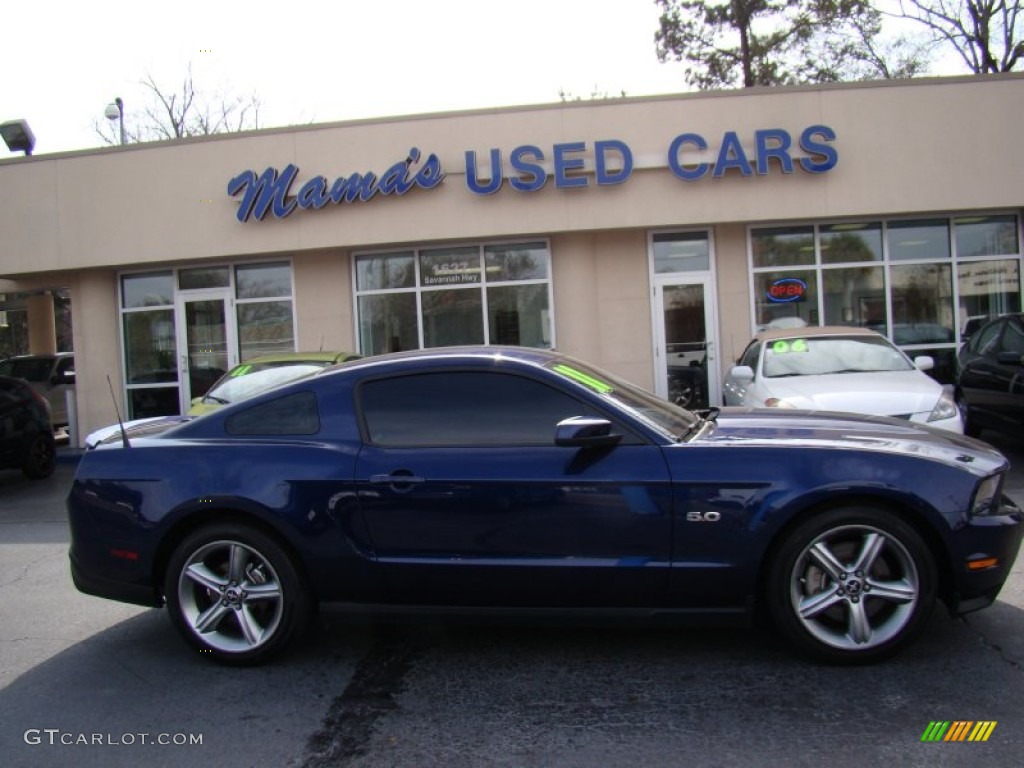2011 Mustang GT Premium Coupe - Kona Blue Metallic / Charcoal Black photo #1