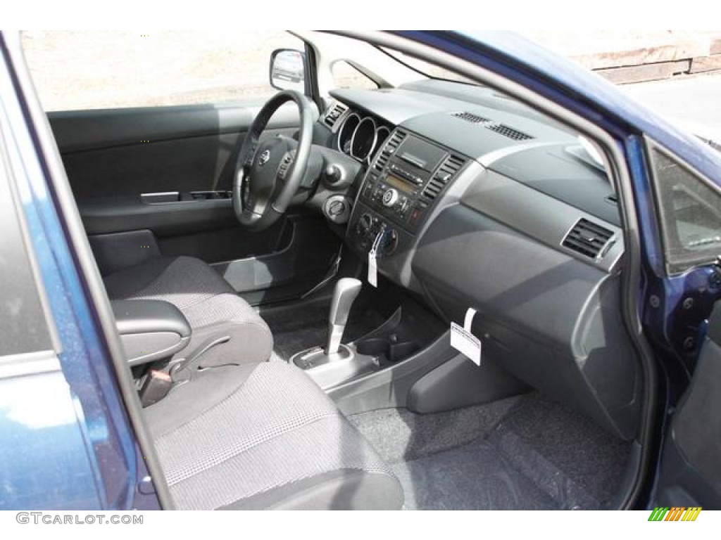 2012 Versa 1.8 SL Hatchback - Blue Onyx Metallic / Charcoal photo #20