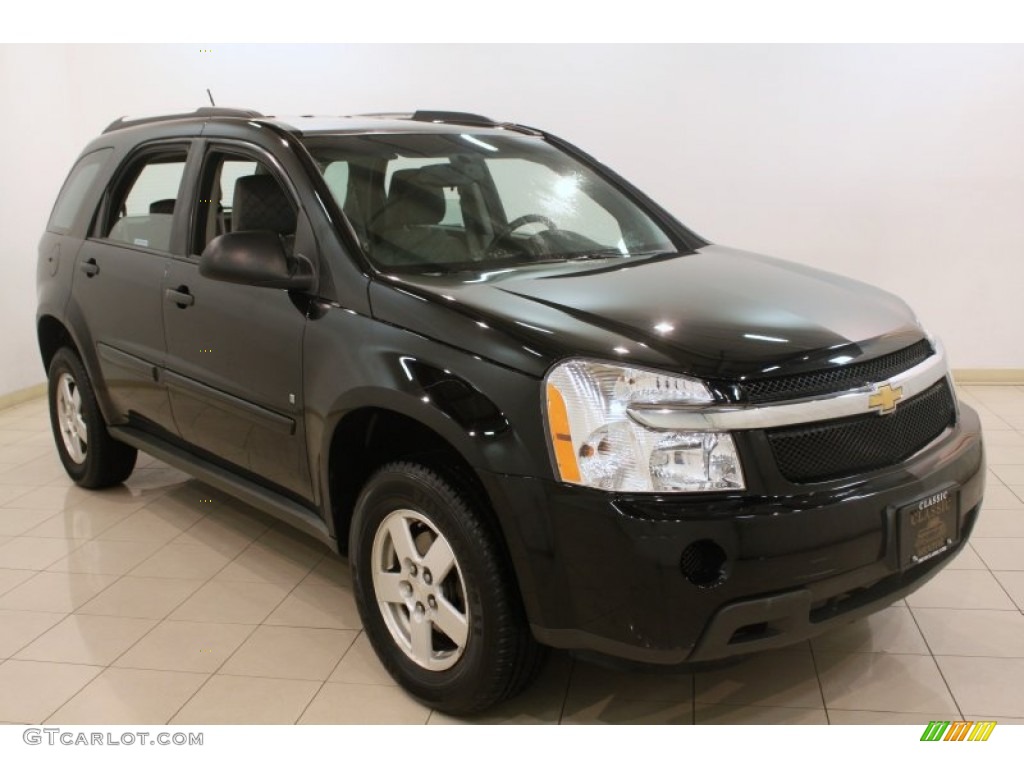 2009 Equinox LS - Black / Light Gray photo #1