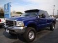 2003 Sonic Blue Metallic Ford F250 Super Duty XL SuperCab 4x4  photo #4