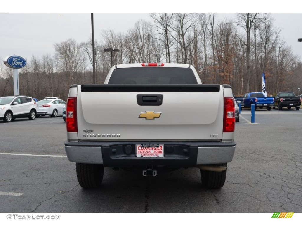2008 Silverado 1500 LTZ Extended Cab 4x4 - Silver Birch Metallic / Light Titanium/Dark Titanium photo #4