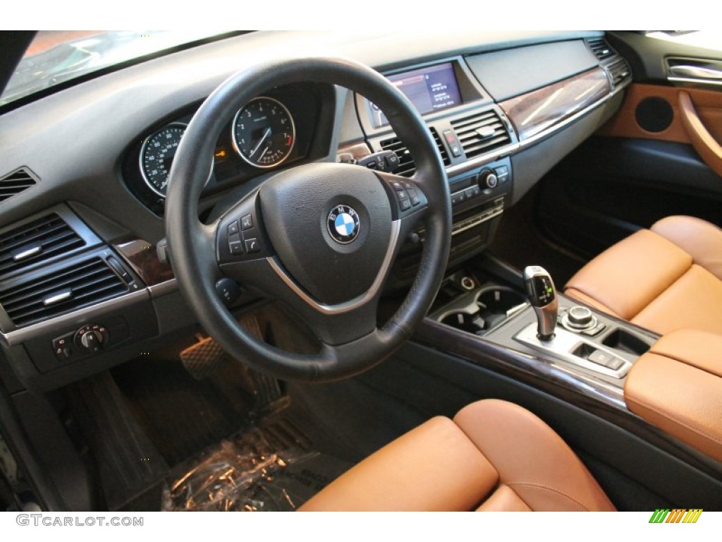 2010 BMW X5 xDrive30i Saddle Brown Dashboard Photo #76463785