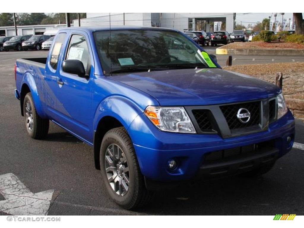 Metallic Blue Nissan Frontier