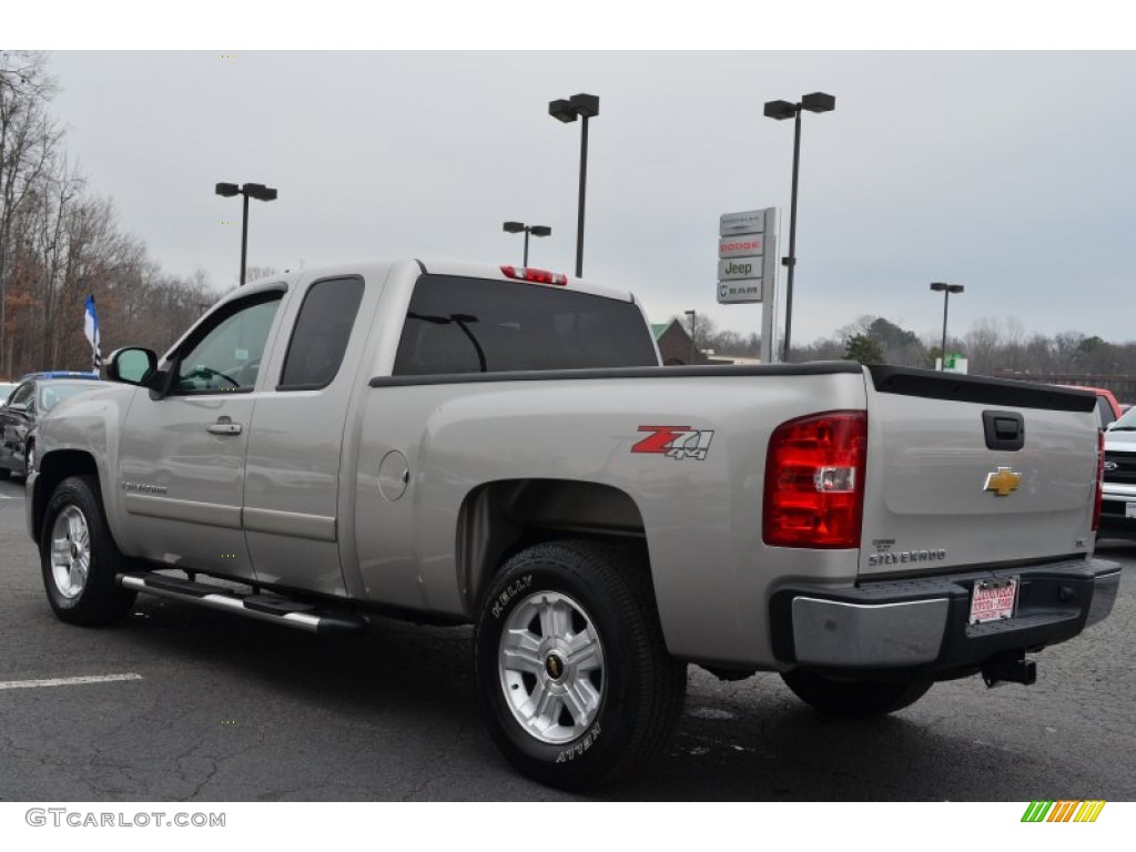 2008 Silverado 1500 LTZ Extended Cab 4x4 - Silver Birch Metallic / Light Titanium/Dark Titanium photo #35