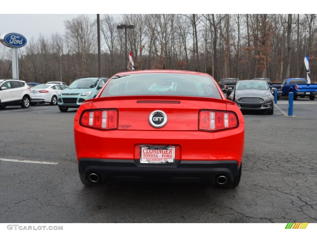 2011 Mustang GT Premium Coupe - Race Red / Charcoal Black photo #4