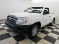 Super White 2010 Toyota Tacoma Regular Cab Exterior