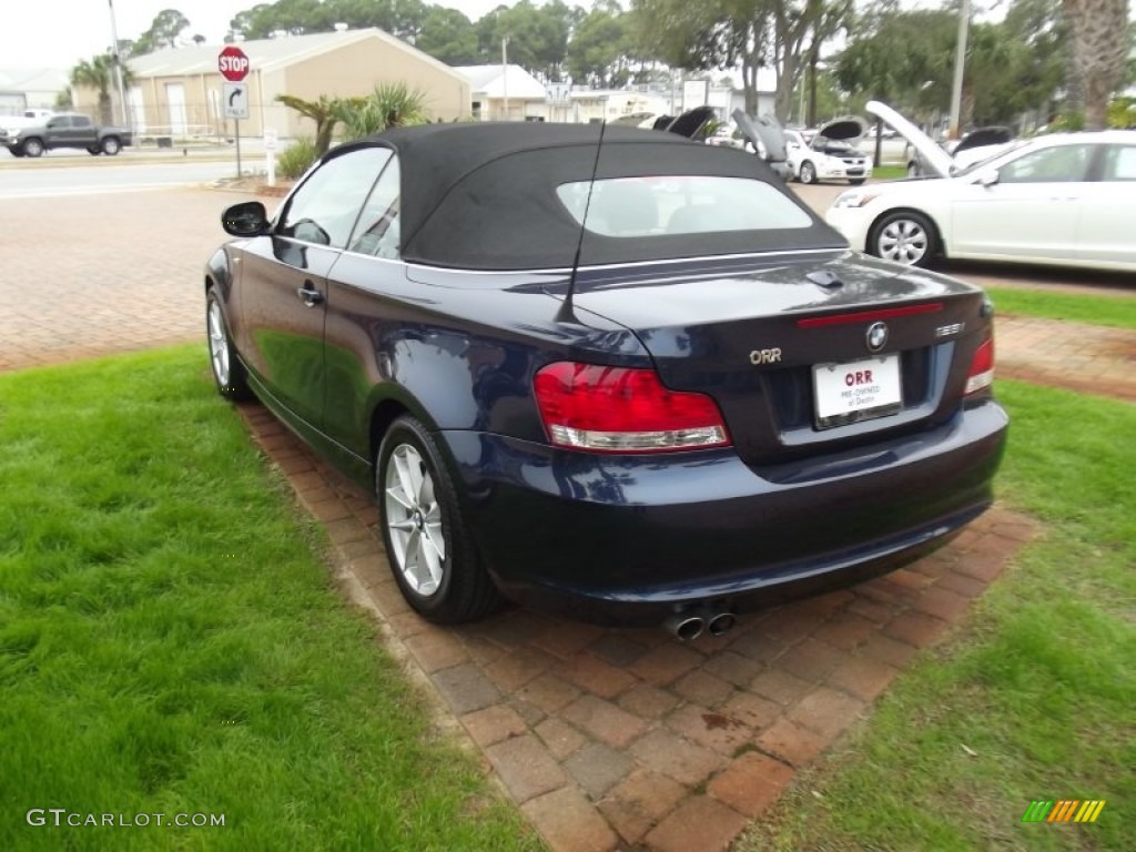 2010 1 Series 128i Convertible - Deep Sea Blue Metallic / Gray Boston Leather photo #3