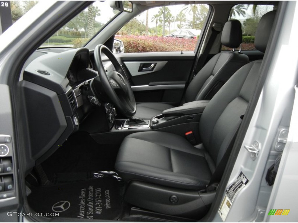 Black Interior 2011 Mercedes-Benz GLK 350 Photo #76465229