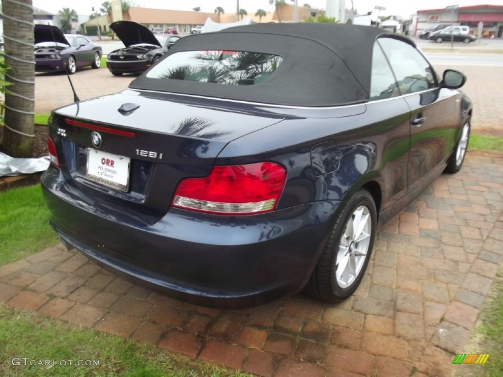 2010 1 Series 128i Convertible - Deep Sea Blue Metallic / Gray Boston Leather photo #5