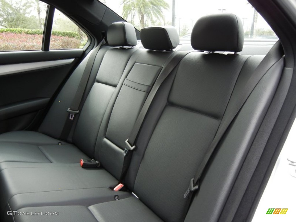 Black Interior 2010 Mercedes-Benz C 300 Sport Photo #76465685