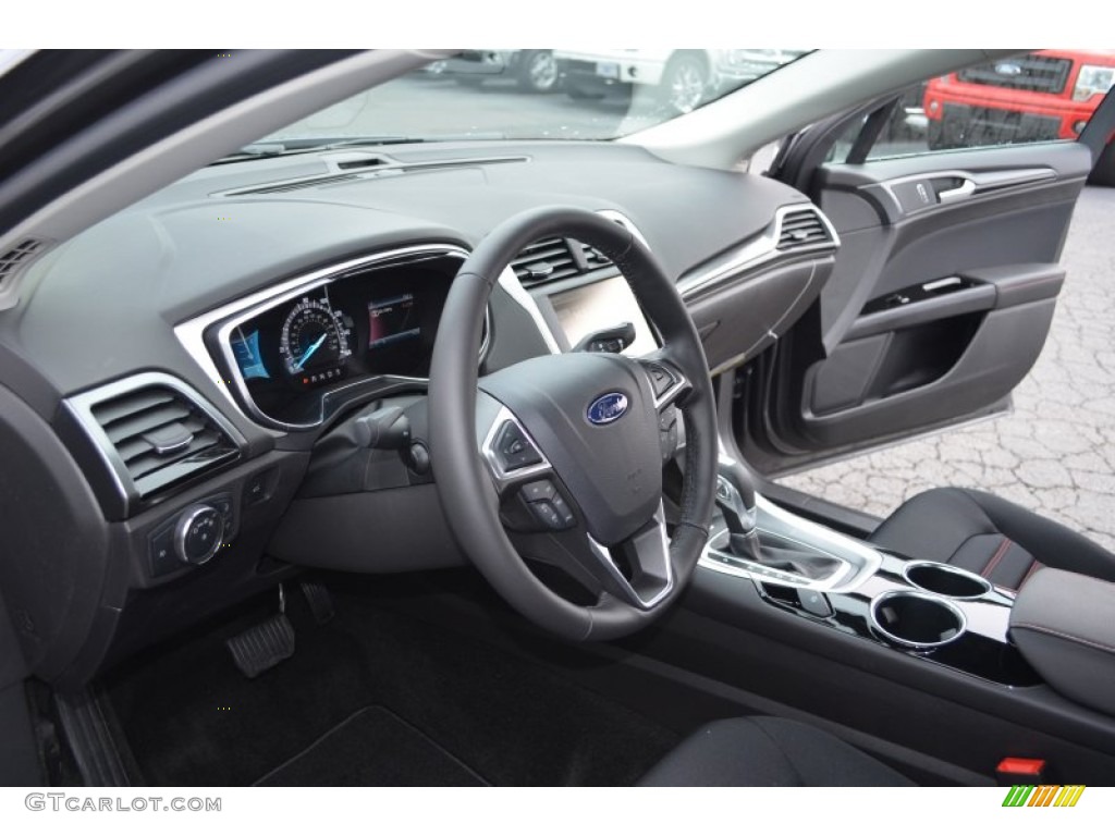 2013 Fusion SE 1.6 EcoBoost - Sterling Gray Metallic / Charcoal Black photo #11