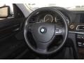 Black Nappa Leather Steering Wheel Photo for 2009 BMW 7 Series #76465850