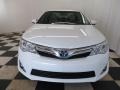 2012 Super White Toyota Camry Hybrid XLE  photo #2