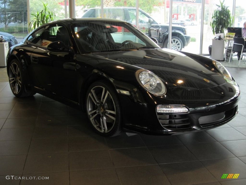 2012 911 Black Edition Coupe - Black / Black photo #3