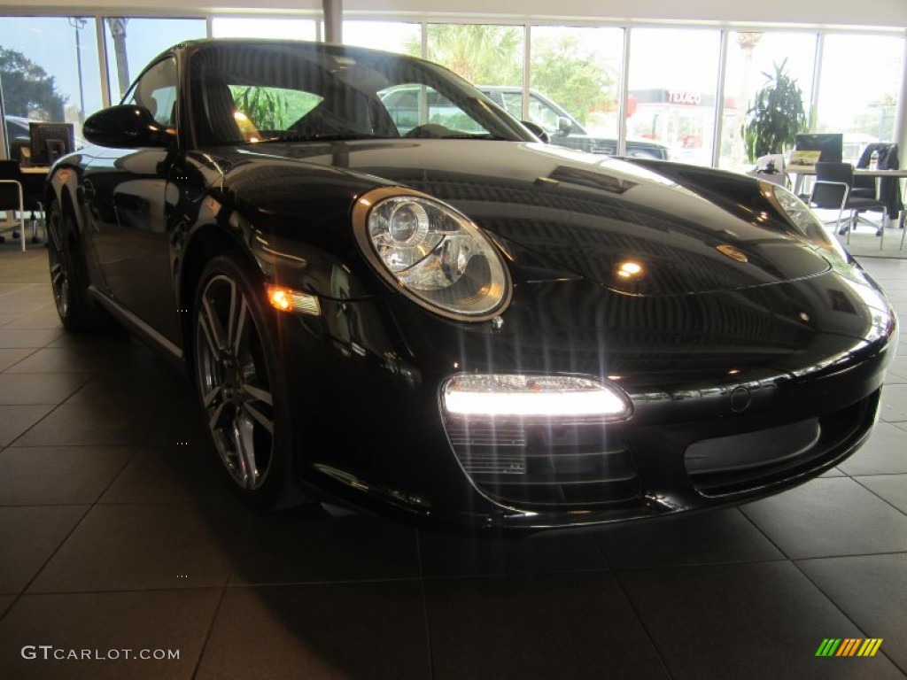 2012 911 Black Edition Coupe - Black / Black photo #8