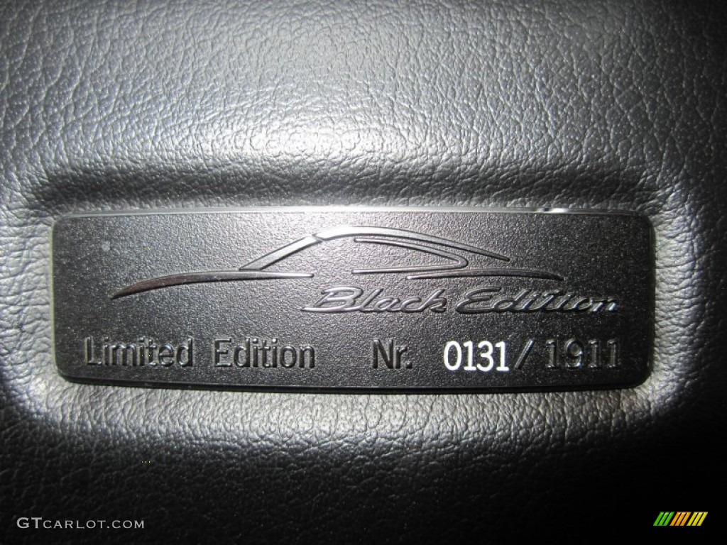2012 Porsche 911 Black Edition Coupe Marks and Logos Photo #76467006