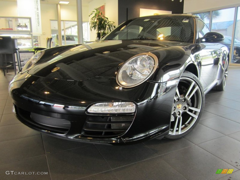 2012 911 Black Edition Coupe - Black / Black photo #15