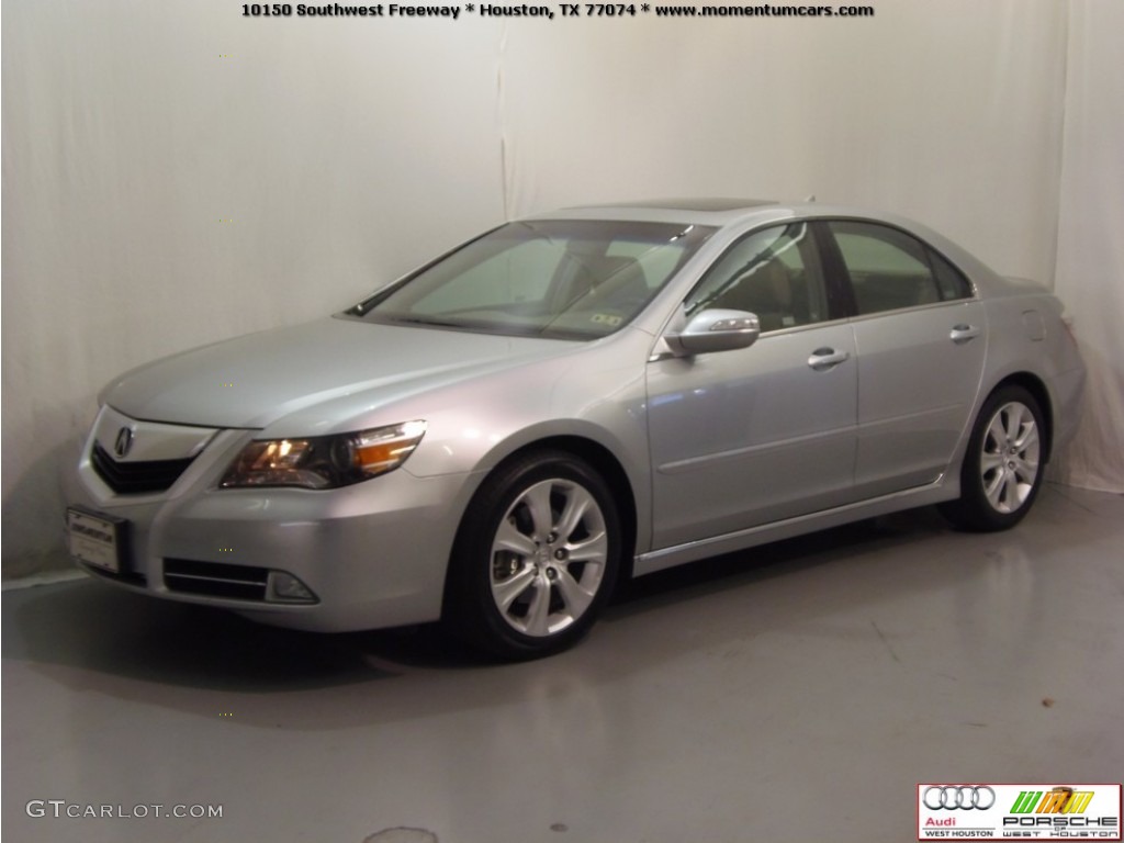 2009 RL 3.7 AWD Sedan - Platinum Frost Metallic / Taupe photo #3