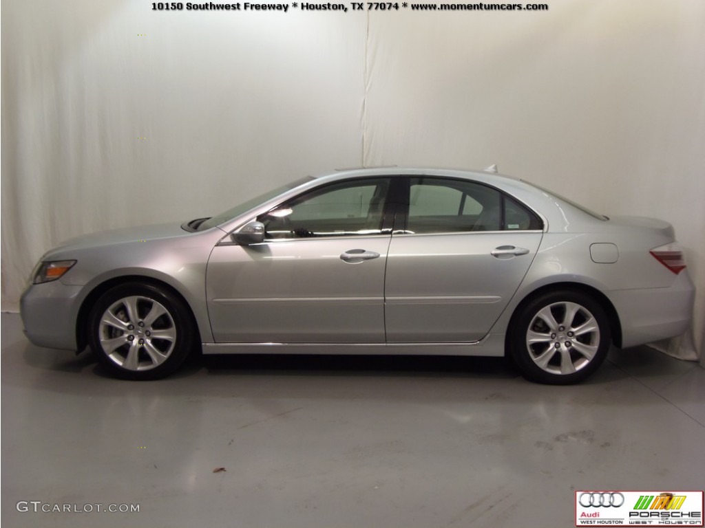 2009 RL 3.7 AWD Sedan - Platinum Frost Metallic / Taupe photo #4