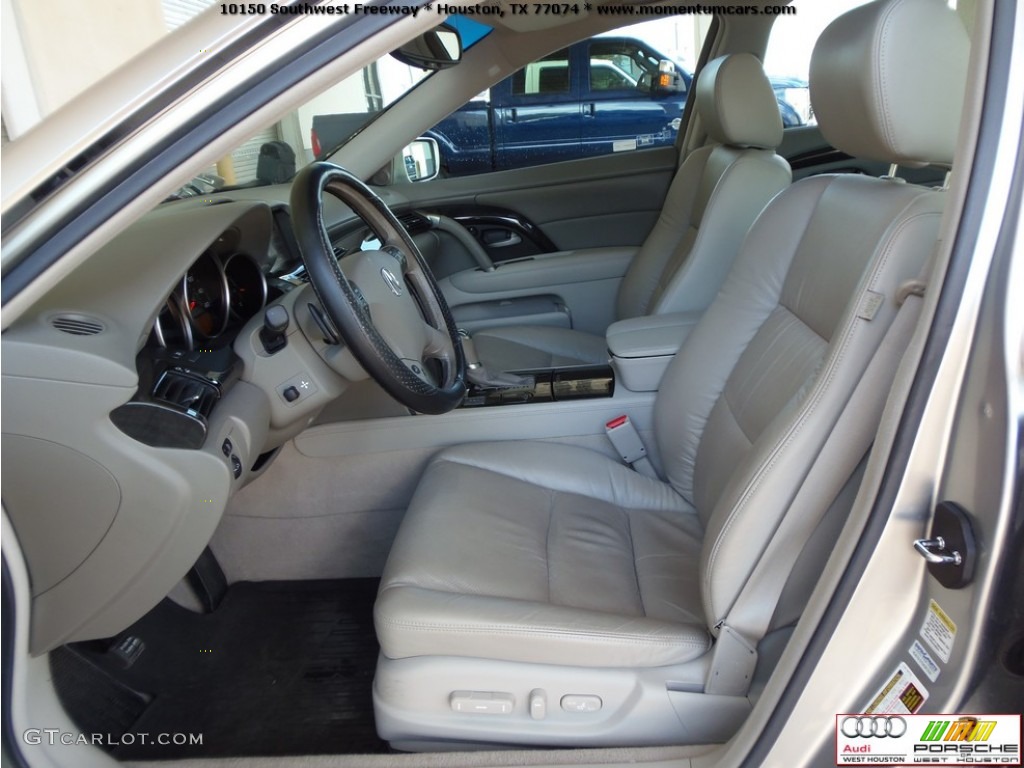 2009 RL 3.7 AWD Sedan - Platinum Frost Metallic / Taupe photo #6