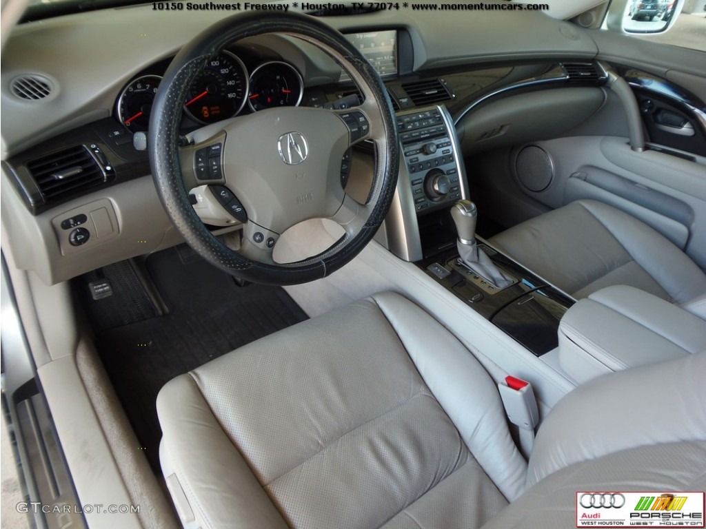 2009 RL 3.7 AWD Sedan - Platinum Frost Metallic / Taupe photo #7