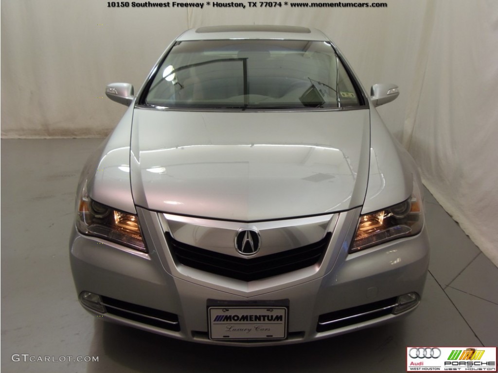 2009 RL 3.7 AWD Sedan - Platinum Frost Metallic / Taupe photo #18