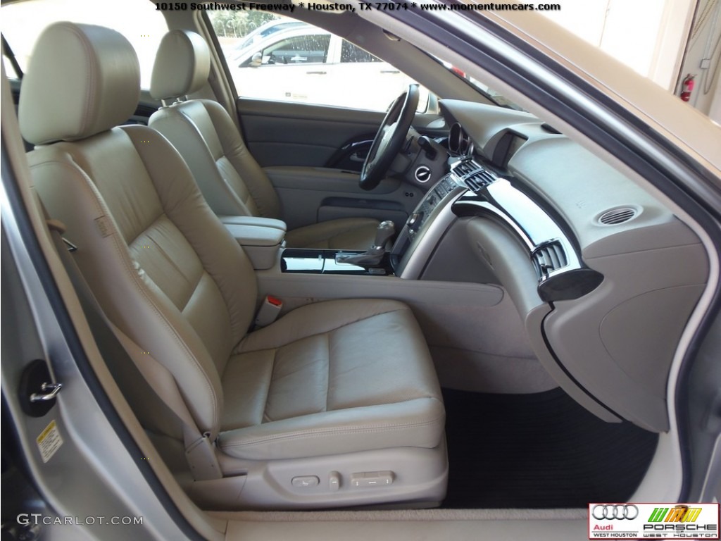 2009 RL 3.7 AWD Sedan - Platinum Frost Metallic / Taupe photo #23