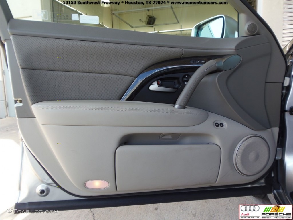 2009 RL 3.7 AWD Sedan - Platinum Frost Metallic / Taupe photo #26