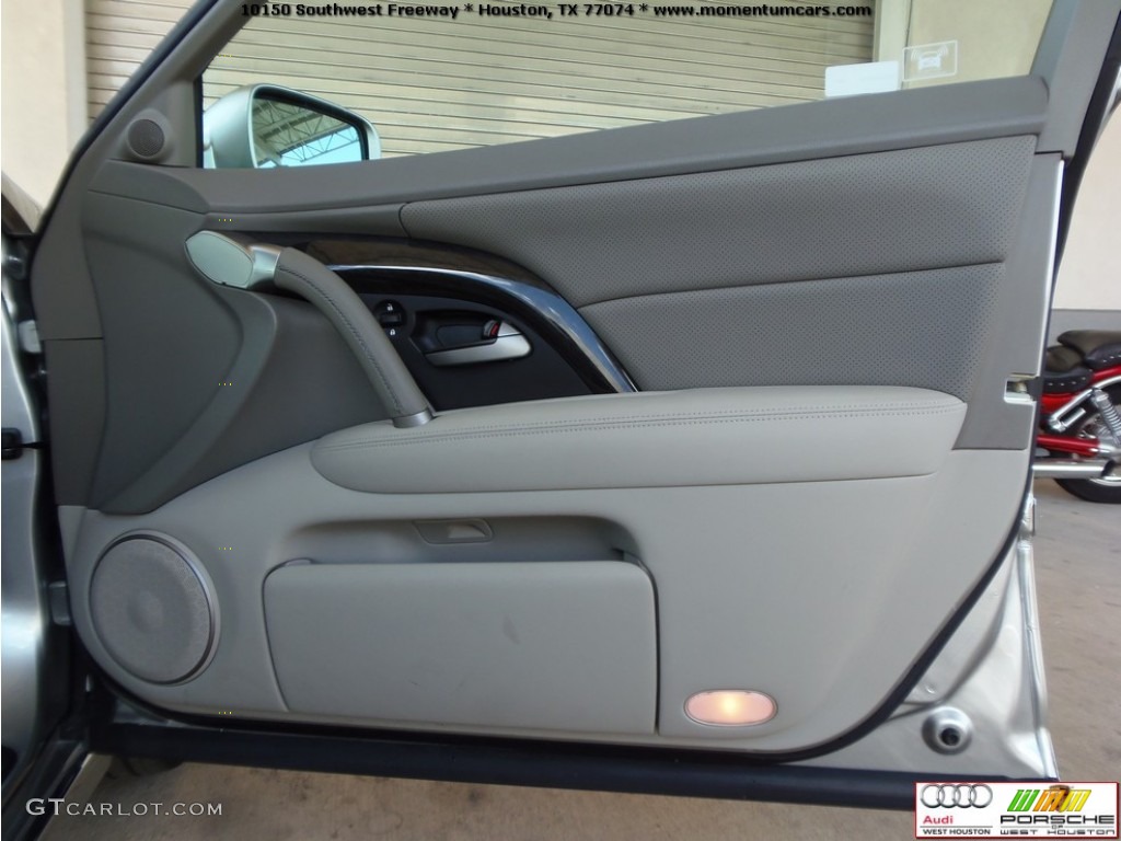 2009 RL 3.7 AWD Sedan - Platinum Frost Metallic / Taupe photo #27