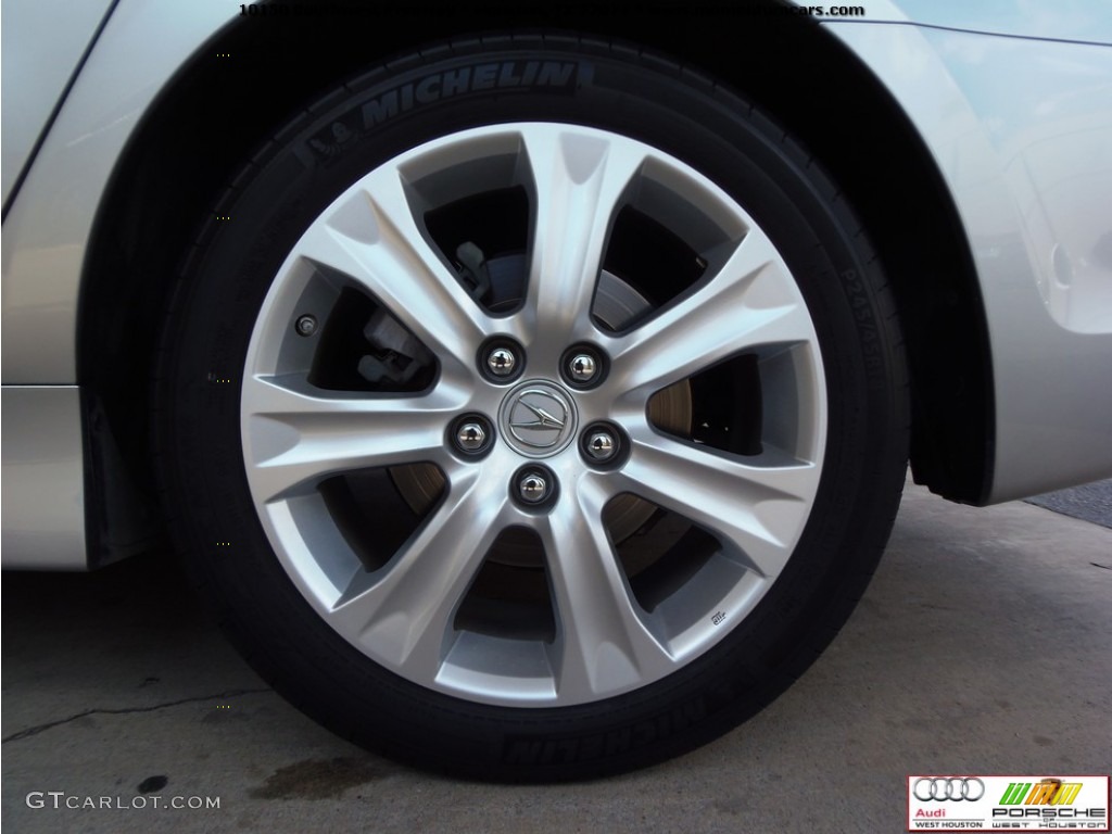 2009 RL 3.7 AWD Sedan - Platinum Frost Metallic / Taupe photo #29