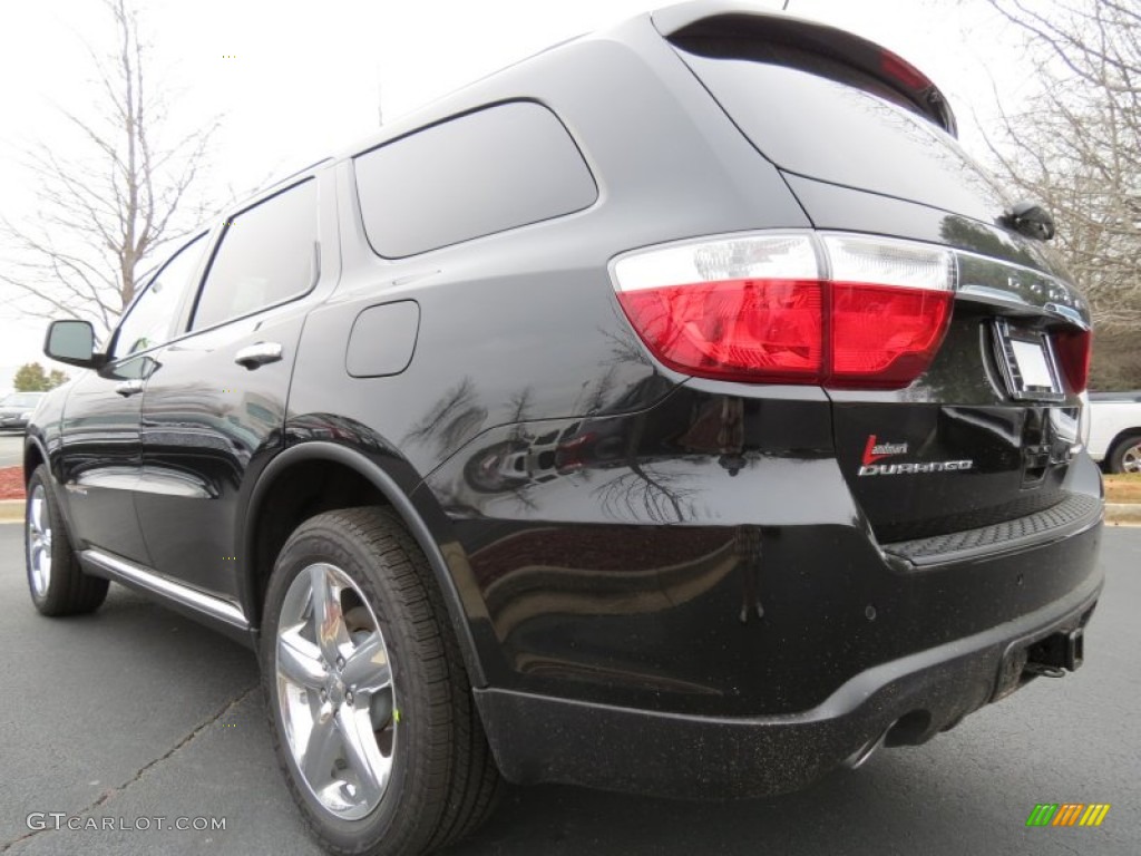 Brilliant Black Crystal Pearl 2013 Dodge Durango Citadel Exterior Photo #76468010