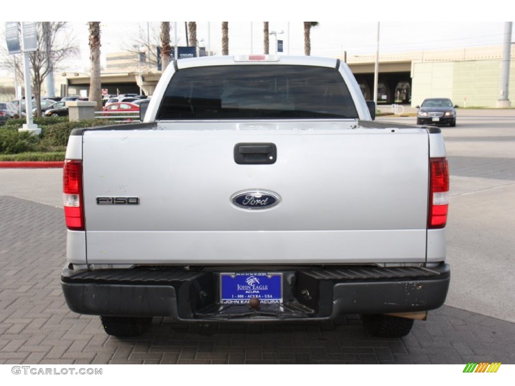 2005 F150 XL Regular Cab - Silver Metallic / Medium Flint Grey photo #4