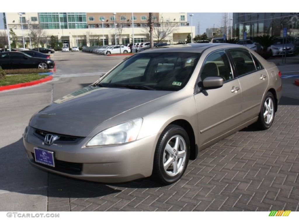 2003 Accord EX-L Sedan - Desert Mist Metallic / Ivory photo #2