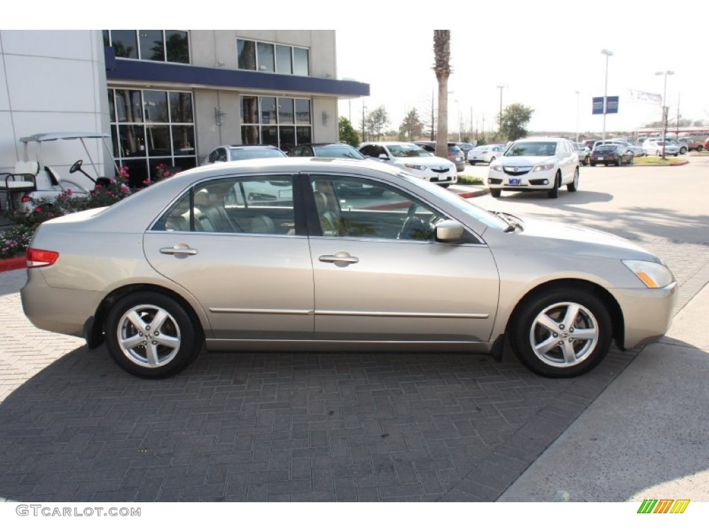 2003 Accord EX-L Sedan - Desert Mist Metallic / Ivory photo #6