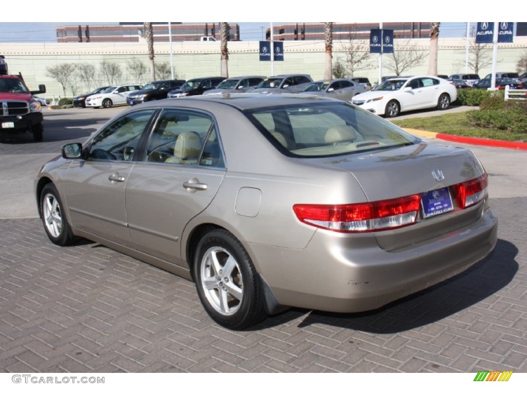2003 Accord EX-L Sedan - Desert Mist Metallic / Ivory photo #7