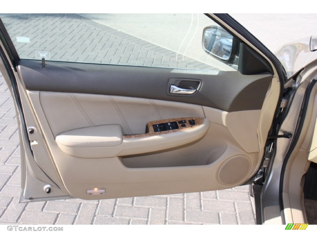 2003 Honda Accord EX-L Sedan Ivory Door Panel Photo #76470071