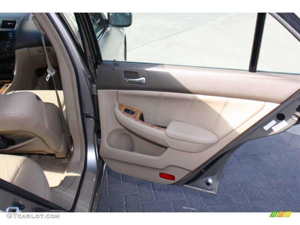 2003 Accord EX-L Sedan - Desert Mist Metallic / Ivory photo #13
