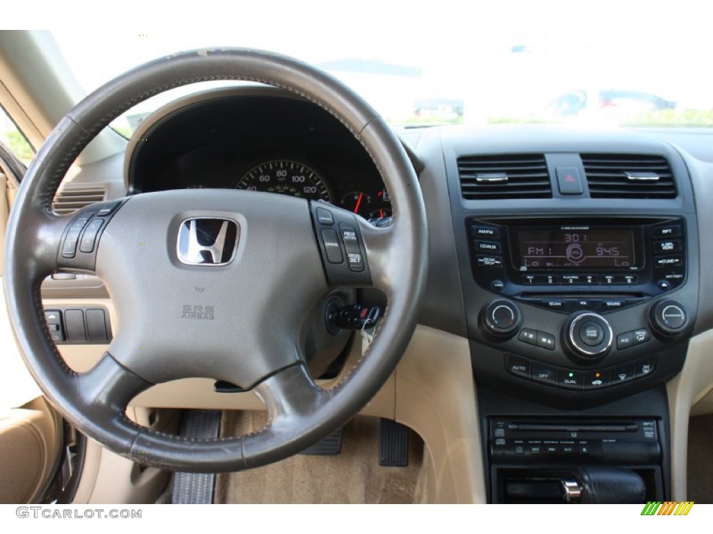 2003 Honda Accord EX-L Sedan Ivory Dashboard Photo #76470218