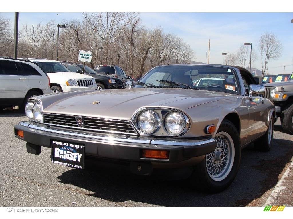 1991 XJ XJS Convertible - Oyster Metallic / Tan photo #1