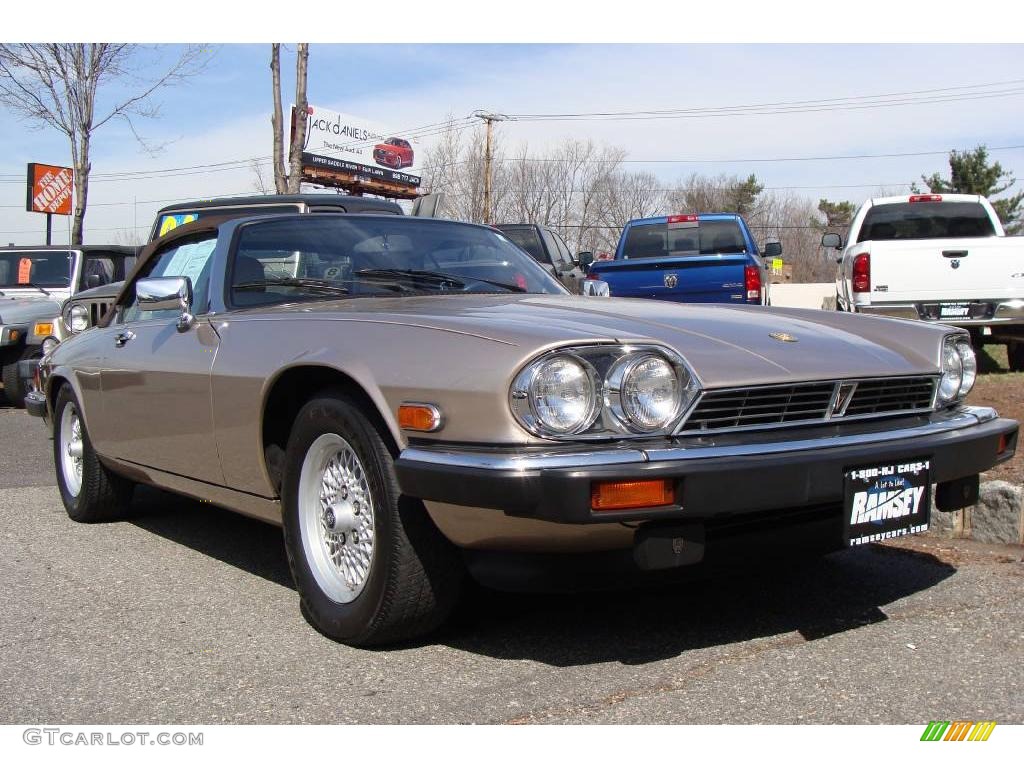 1991 XJ XJS Convertible - Oyster Metallic / Tan photo #3