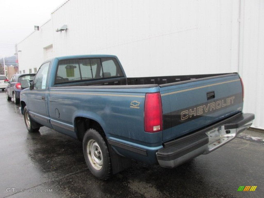 1990 C/K C1500 Scottsdale  Regular Cab - Light Blue Metallic / Gray photo #9