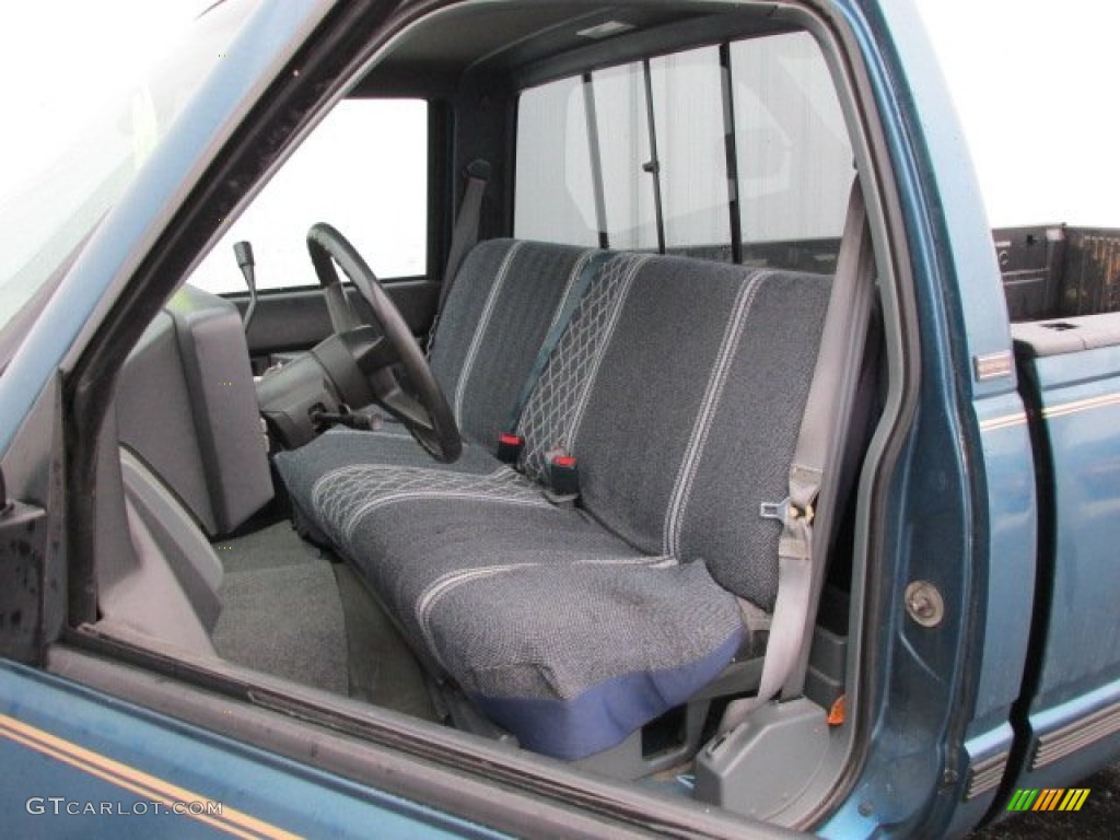 1990 C/K C1500 Scottsdale  Regular Cab - Light Blue Metallic / Gray photo #14