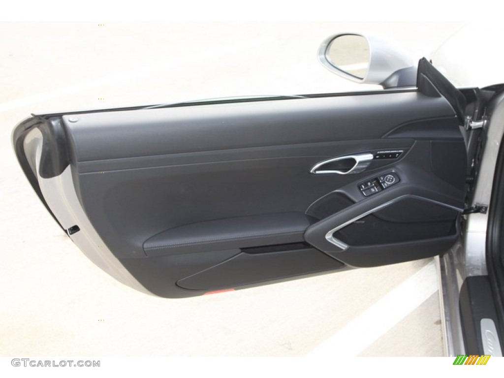 2013 Porsche 911 Carrera Cabriolet Black Door Panel Photo #76470849