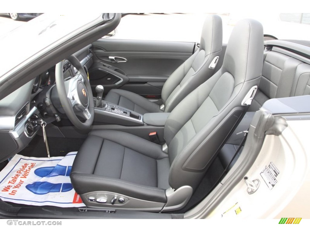 Black Interior 2013 Porsche 911 Carrera Cabriolet Photo #76470887