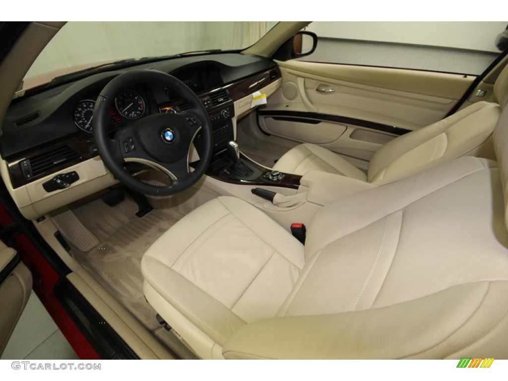 Cream Beige Interior 2012 BMW 3 Series 328i Coupe Photo #76471889