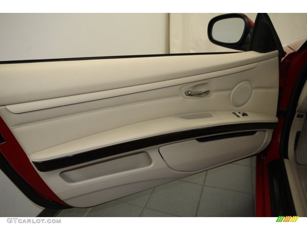 2012 BMW 3 Series 328i Coupe Cream Beige Door Panel Photo #76471914