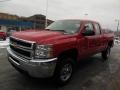 Victory Red - Silverado 2500HD LS Extended Cab 4x4 Photo No. 4