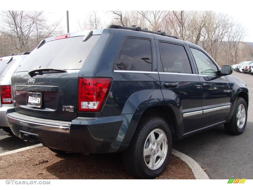 2005 Grand Cherokee Limited 4x4 - Deep Beryl Green Pearl / Khaki photo #4